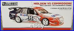 1/18 Craig Lowndes 1998 Holden Vs Commodore Hsv 15 Race Car Classic Collectables