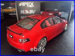 118 Apex HSV VE W427 Commodore Sedan in String Red RARE Only 427 Made