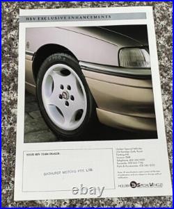 1988 HOLDEN HSV VN COMMODORE Exclusive Enhancements Original Sales Brochure