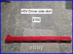 2007 Vauxhall VXR8 RED Driver Side Skirt. HSV Clubsport R8 VE. Holden Commodore