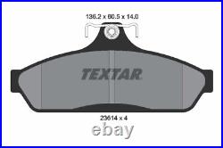 2361401 TEXTAR Brake Pad Set, disc brake for HOLDEN, HSV, MITSUBISHI, TOYOTA