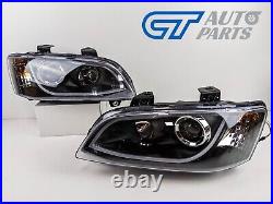3D DRL LED Projector Headlights for 06-10 Holden Commodore VE HSV S1 Head light