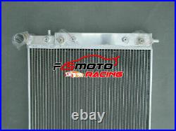 3ROW Alu Radiator + FAN FOR Holden Commodore VT VU VX HSV 3.8 V6 Twin oil cooler