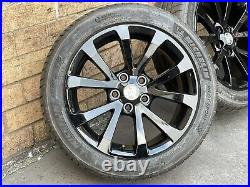 4x Genuine Holden Commodore Vf Ve 18 Sv6 Black Wheels With Michelin Tyres
