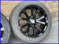 4x Genuine Holden Commodore Vf Ve 18 Sv6 Black Wheels With Michelin Tyres