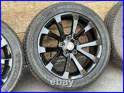 4x Genuine Holden Commodore Vf Ve 18 Sv6 Black Wheels With Michelin Tyres