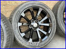 4x Genuine Holden Commodore Vf Ve 18 Sv6 Black Wheels With Michelin Tyres