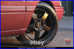 4x Genuine Simmons Holden Commodore 19 Fr-1 Vn Staggered Wheels Tyres Vz