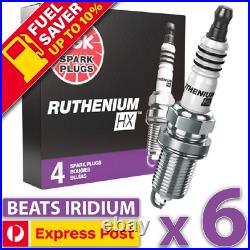 6 x Ruthenium for Holden HSV 3.8L V6 Ecotec OEM BPR6EFS-15 BPR6EFIX-15 Iridium+