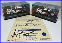 Autographed Peter Brock & Ed Ordynski Holden round Australia Rally 1995 limited