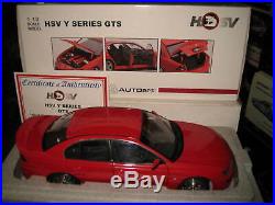 BIANTE AUTOart 1/18 HOLDEN COMMODORE HSV Y SERIES GTS STING RED #72532 ONLY 500