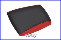 Black Red Fits Holden Vy Vz Commodore Ss Hsv 02-06 Leather Armrest Cover Only