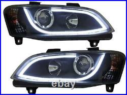 DRL LED Projector Headlights Pair for Holden Commodore VE HSV/SSV/SV (2006-10)