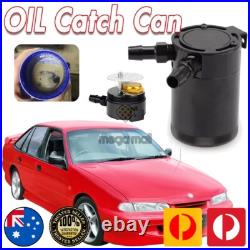 For Holden Commodore VR VS HSV GTS R Clubsport Black Oil Catch Can + Fitting Kit