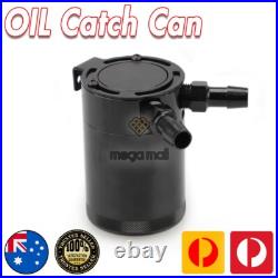For Holden Commodore VR VS HSV GTS R Clubsport Black Oil Catch Can + Fitting Kit