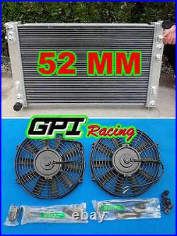 GPI aluminum radiator for Holden VT VX HSV Commodore V8 GEN3 LS1 5.7L & 2 ×FANS