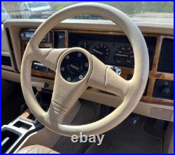 Genuine Jeep Cherokee XJ original Momo leather steering wheel. RARE! NOS! 14A