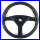 Genuine-Momo-Ghibli-3-360mm-black-leather-steering-wheel-Classic-Retro-HSV-7A-01-oe
