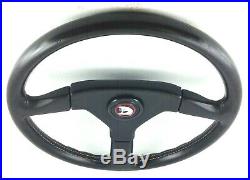 Genuine Momo Ghibli 370mm black leather steering wheel. Classic HSV, 1990. 7D