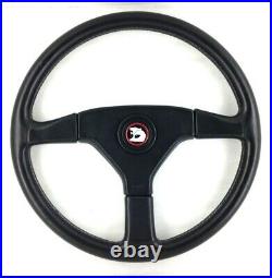 Genuine Momo Ghibli 370mm black leather steering wheel. Classic HSV, 1993. 7A