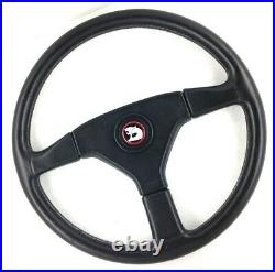 Genuine Momo Ghibli 370mm black leather steering wheel. Classic HSV, 1993. 7A