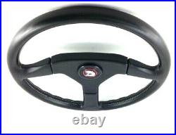 Genuine Momo Ghibli 370mm black leather steering wheel. Classic HSV, 1993. 7A