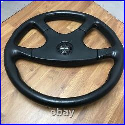 Genuine Momo Ghibli 380mm, M38 black leather steering wheel. Classic retro. 7A