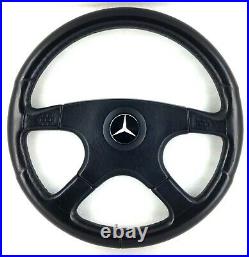 Genuine Momo Ghibli 4, 380mm black leather steering wheel. Mercedes. 7A