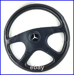 Genuine Momo Ghibli 4, 380mm black leather steering wheel. Mercedes. 7A