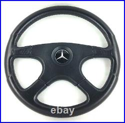 Genuine Momo Ghibli 4, 380mm black leather steering wheel. Mercedes. 7A