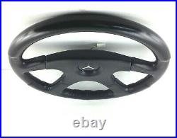 Genuine Momo Ghibli 4, 380mm black leather steering wheel. Mercedes. 7A