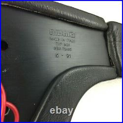 Genuine Momo Ghibli 4, 380mm black leather steering wheel. Mercedes. 7A