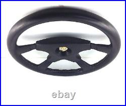 Genuine Momo Ghibli 4 M38 black leather 380mm steering wheel. Classic. 7C