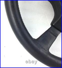 Genuine Momo Ghibli 4 M38 black leather 380mm steering wheel. Classic. 7C