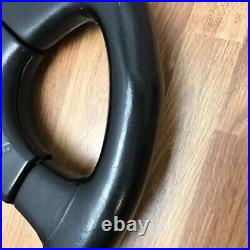 Genuine Momo Ghibli 4 spoke 360mm black leather steering wheel. Dated 1994. 7E