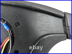 Genuine Momo M40 400mm Hella, black leather steering wheel. NOS! Very Rare! 18A