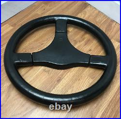 Genuine Momo Master D&W C36 360mm black leather steering wheel. Classic! 7D