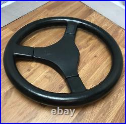 Genuine Momo Master D&W C36 360mm black leather steering wheel. Classic! 7D