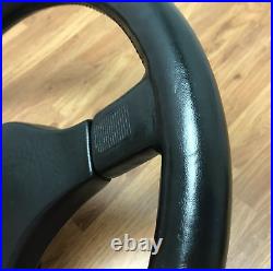 Genuine Momo Master D&W C36 360mm black leather steering wheel. Classic! 7D