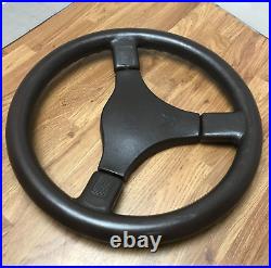 Genuine Momo Master D&W C36 360mm brown leather steering wheel. Classic Retro 7A