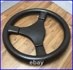 Genuine Momo Master D&W C36 360mm brown leather steering wheel. Classic Retro 7A