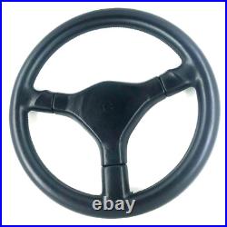 Genuine Momo Master D and W C36, 360mm black leather steering wheel. RARE! 7B