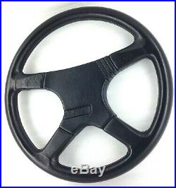 Genuine Momo Sport Jaguar 380mm black leather steering wheel. RARE! 7C