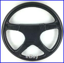 Genuine Momo Sport Jaguar 380mm black leather steering wheel. RARE! 7C