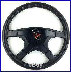 Genuine Momo TWR Sport, Jaguar 380mm black leather steering wheel. RARE! 7C