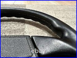 Genuine Momo V36 Hella 360mm black leather steering wheel 1988 vintage VW AUDI
