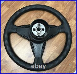 Genuine Opel Manta GT/E steering wheel. LEATHER TRIMMED. GSI SRi etc SUPERB! 16D