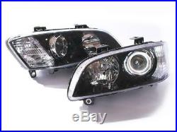 Headlights Holden VE Commodore SSV/Calais HSV Black Projector Pair + SS SV6