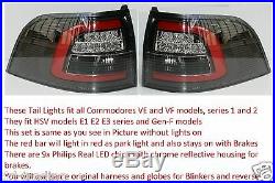 Holden Commodore HSV Wagon VE VF R8 SS SSV SV6 Storm Evoke NEW LED TAIL LIGHTS $