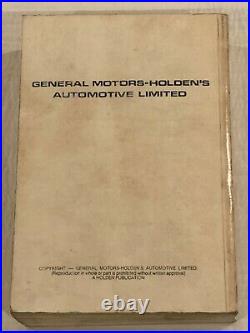 Holden Gmh Service Communication 1990 Year Book Commodore Vn Vq Vg LD Sv5000 Hsv